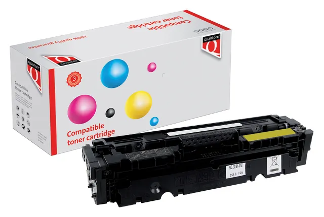 Tonercartridge Quantore alternatief tbv HP CF412X 410X geel-1