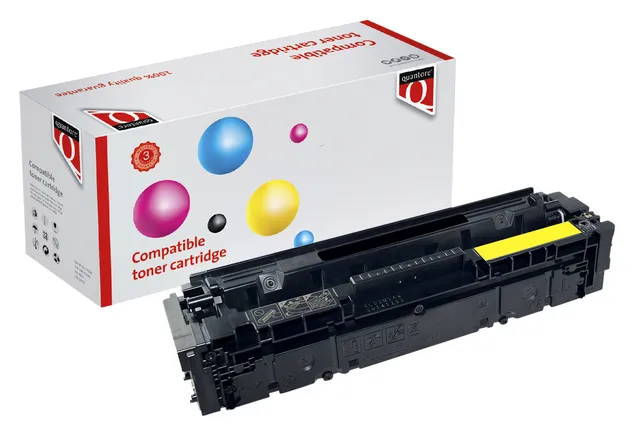 Tonercartridge Quantore alternatief tbv HP CF542A 203A geel-1