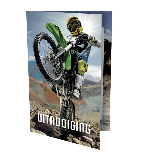 Uitnodiging Motorcross 9x14cm-1