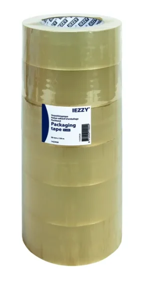 Verpakkingstape IEZZY PP 50mmx150m (Jumbo) 6 rollen-1
