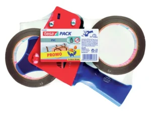 Verpakkingstape tesapack® ultra strong 66mx50mm pvc + dispenser-1