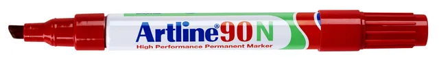Viltstift Artline 90 schuin 2-5mm rood-1