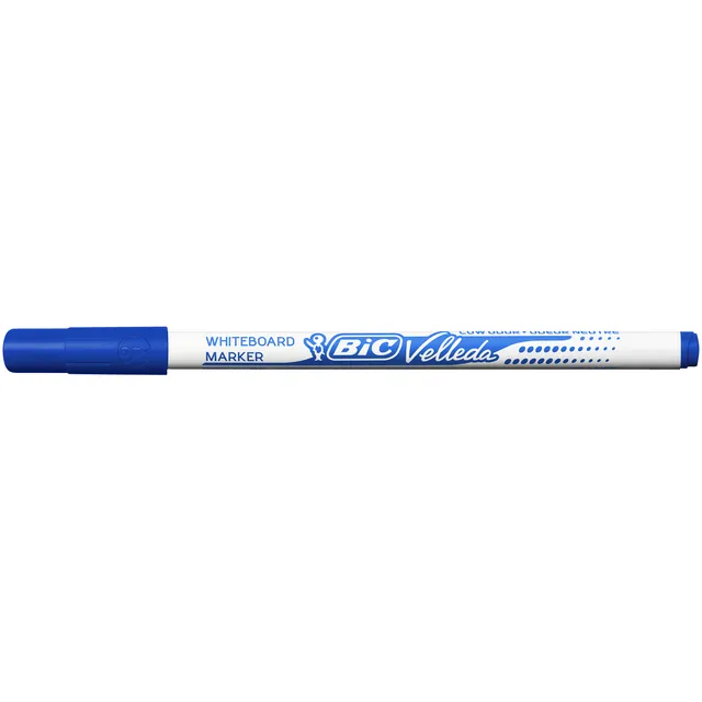 Viltstift Bic Velleda 1721 whiteboard rond fijn blauw-1