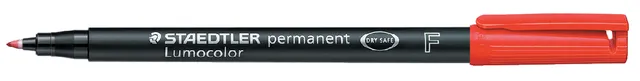 Viltstift Staedtler Lumocolor 318 permanent F rood-1