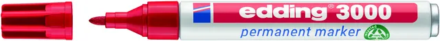 Viltstift edding 3000 rond 1.5-3mm rood-6