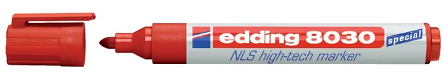 Viltstift edding 8030 NLS high-tech 1.5-3mm rood-1