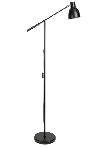 Vloerlamp MAUL Finja excl. LED lamp hg 138cm arm 30cm zwart-1