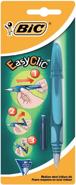 Vulpen Bic EasyClic medium blister à 1 stuk-1