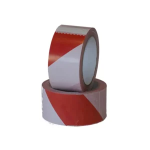 Waarschuwingstape IEZZY 50mmx66m rood/wit-1