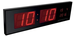 Wandklok Perel met LED display-1