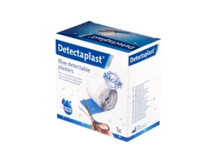 Waterafstotende blauwe pleister Detectaplast 6cmx5m-1