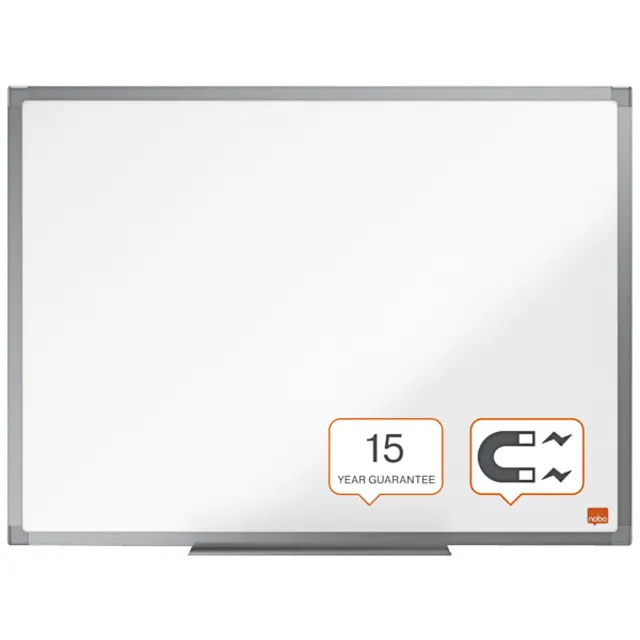 Whiteboard Nobo Essence Magnetisch 45x60cm staal-1