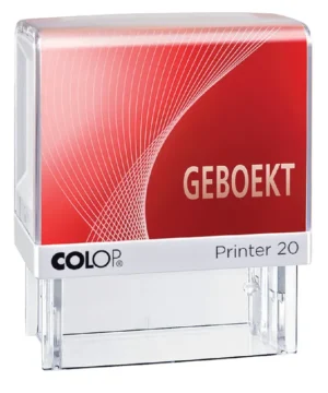 Woordstempel Colop Printer 20 geboekt rood-1