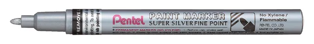 viltstift Pentel MSP10 rond 1.5mm zilver-1